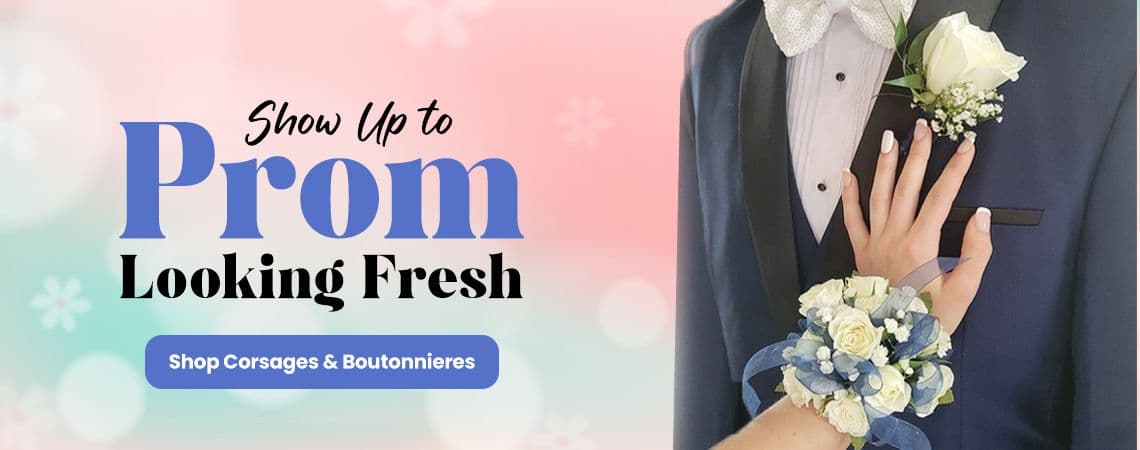 prom corsage and boutonniere